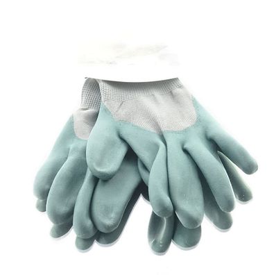 BLACKFOX® Garten - Handschuhe Pflanzenarbeit Grün Größe 7/S