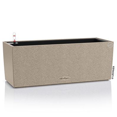 LECHUZA® Blumenkasten Balconera Stone 50 Sandbeige All-in-One