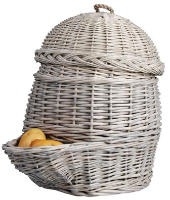 Flora Kartoffelkorb grau