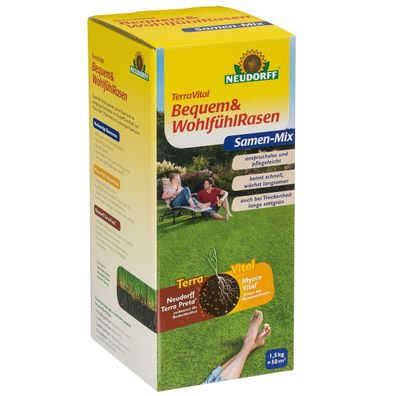 NEUDORFF® TerraVital Bequem&WohlfühlRasen Samen-Mix 1,5 kg