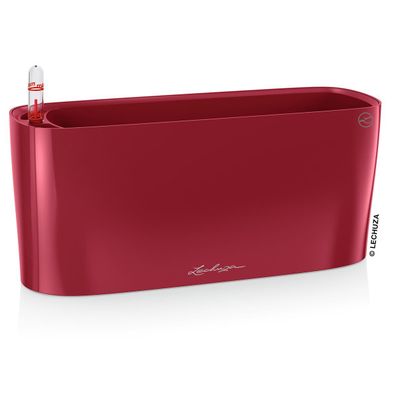 LECHUZA® Pflanzgefäße DELTA 10 Scarlet rot hochglänzend All-in-One
