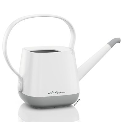 LECHUZA® Gießkannen YULA Weiß / Grau seidenmatt 1,7 Liter