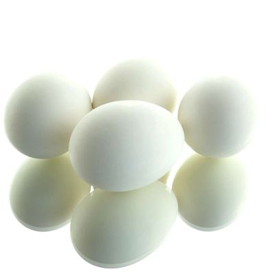 Oster-Deko Gänseeier Echte Weiß 4er-Set