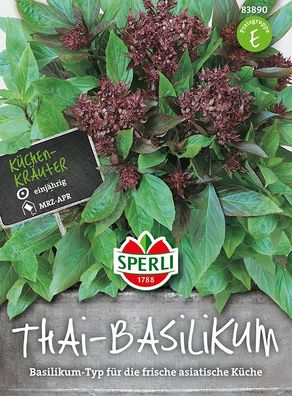 Sperli Thaibasilikum Siam Queen - Kräutersamen