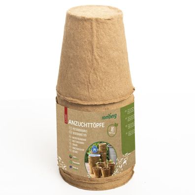 Romberg Classic Anzuchttöpfe Ø 11 cm rund torffrei - 10er Pack