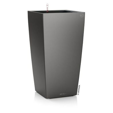 LECHUZA® Pflanzgefäße CUBICO Premium 50 Anthrazit metallic All-in-One