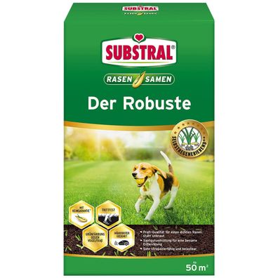 SUBSTRAL® Rasensamen Der Robuste für 50 m² - 1 kg