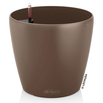 LECHUZA® Pflanzgefäße Classico Color 43 Muskat braun seidenmatt All-in-One