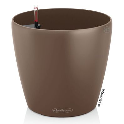 LECHUZA® Pflanzgefäße Classico Color 21 Muskat braun seidenmatt All-in-One