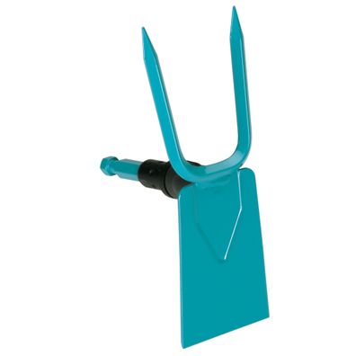 GARDENA® combisystem Gartenhacke, ger. Blatt, 2 Zinken, 7,5 cm breit