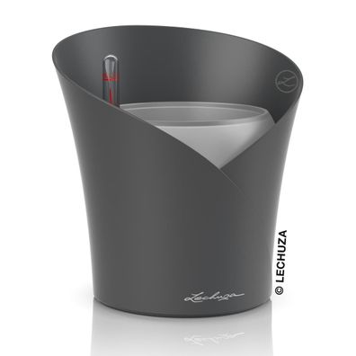 LECHUZA® Orchideentopf Orchidea Schiefergrau matt All-in-One