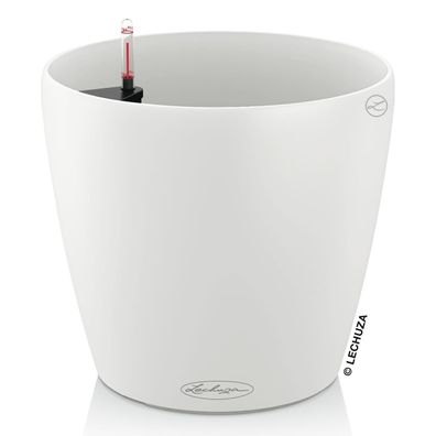 LECHUZA® Pflanzgefäße Classico Color 35 Weiß seidenmatt All-in-One