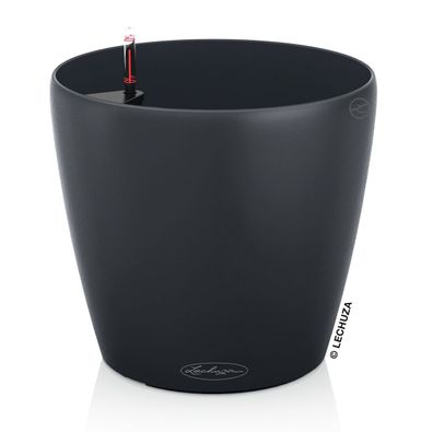 LECHUZA® Pflanzgefäße Classico Color 21 Schiefergrau seidenmatt All-in-One