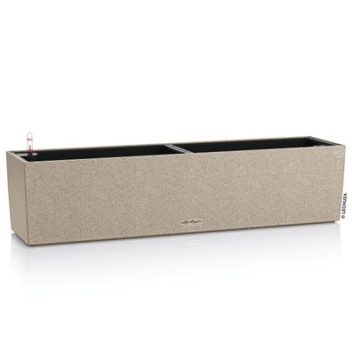 LECHUZA® Blumenkasten Balconera Stone 80 Sandbeige All-in-One