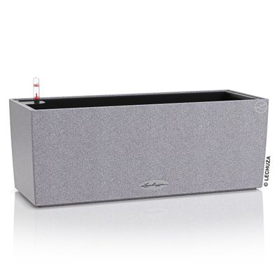 LECHUZA® Blumenkasten Balconera Stone 50 Steingrau All-in-One
