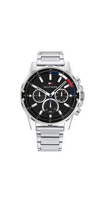 Tommy Hilfiger Mason Multifunktionsuhr Edelstahl Schwarz 1791936