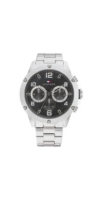 Tommy Hilfiger Blaze Multifunktionsuhr Silber Edelstahl Grau 1792029