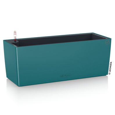 LECHUZA® Blumenkasten Balconera Color 50 Petrolblau All-in-One