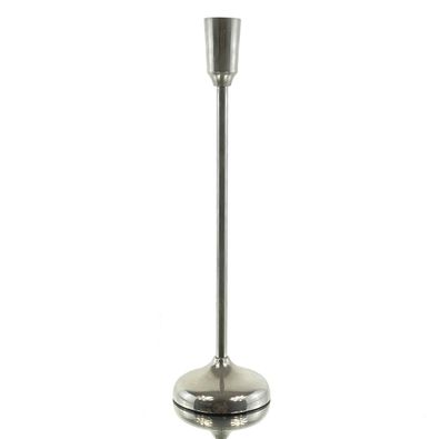 Aluminium Kerzenhalter STYLE silber 32x9cm, silber