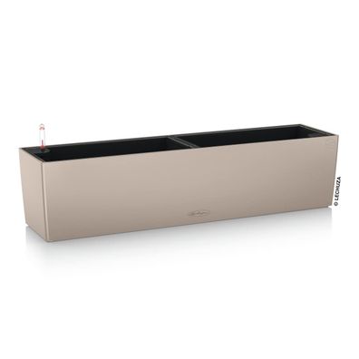 LECHUZA® Blumenkasten Balconera Color 80 Sandbraun All-in-One