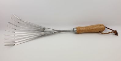 Rechen/Handlaubbesen aus Edelstahl