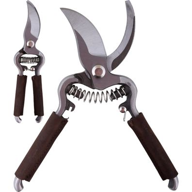 Esschert Design Obst- & Blumenschere mit Ledergriffen