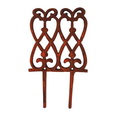 Esschert Design Beetzaun Element 15 x 28 cm - Gusseisen