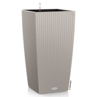LECHUZA® Pflanzgefäße CUBICO Cottage 40 Sandbraun All-in-One