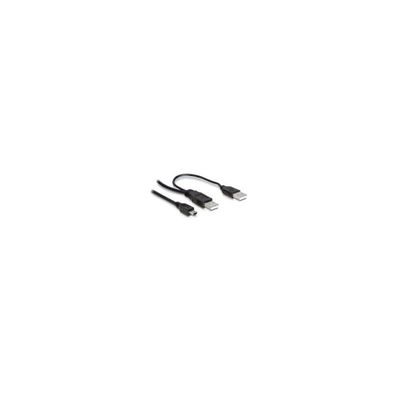 Delock DELOCK USB Y-Kabel 2x A -> Mini-B St/St 1.00m