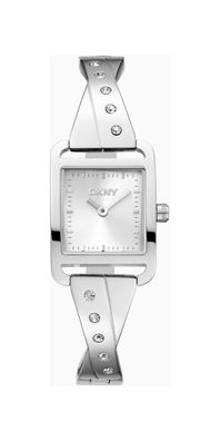 Donna Karan New York City Bangle Damenuhr silber