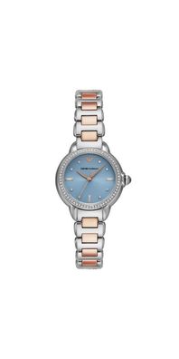 Emporio Armani Mia Quarzuhr Edelstahl Blau AR11597