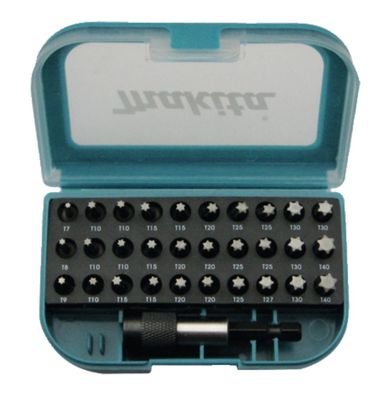 Makita® Zubehör Bit-Set T T7-T40 - P-73352 - 31 teilig