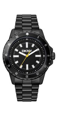 Donna Karan New York Active Herrenuhr schwarz