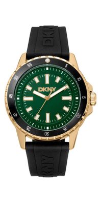 Donna Karan New York Active Herrenuhr gold schwarz gruen