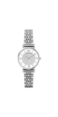 Emporio Armani Damen-Uhr aus silberfarbenem Edelstahl AR1925