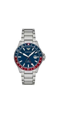 Emporio Armani Diver Quarzuhr Edelstahl Blau AR11590