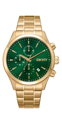 Donna Karan New York Soho Chronograph Herren gold gruen