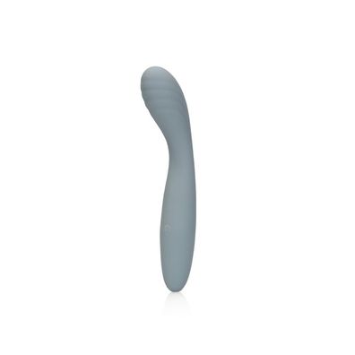 Ultraweicher G-Punkt-Vibrator aus Silikon Basaltgrau