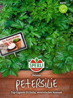 Sperli Petersilie Peione - 5 Saatscheiben - Kräutersamen