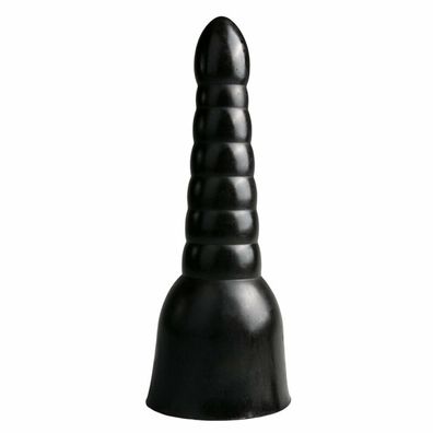 All Black Großer Dildo in Schwarz