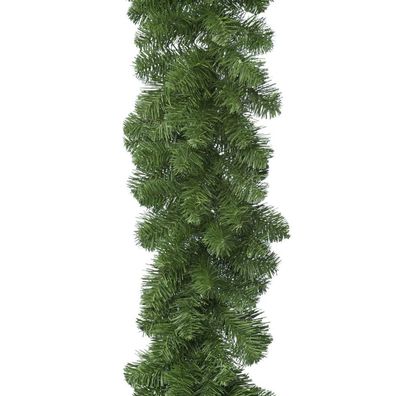 Weihnachtsdeko Tannengirlande Grün Ø 25 cm & 2,7 Meter Länge - Kunstpflanzen