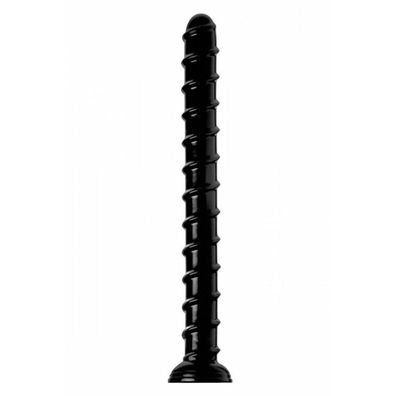 HOSED Swirl Hose 18' Dildo black (Ø 2')
