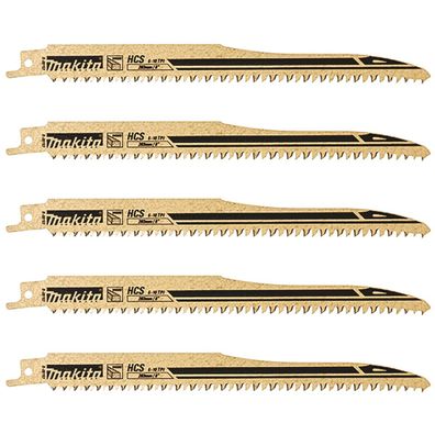 Makita® Zubehör Recipro-Sägeblatt HCS 203/6-10Z 5 Stück- B-05153