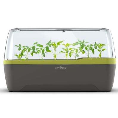 Romberg BoQube L PLUS Gewächshaus & Pflanzkasten-System Anthrazit-Sommergrün 41 cm