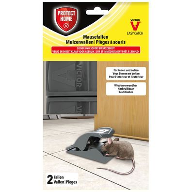 Protect HOME Mausefallen Easy Catch 2 er Set