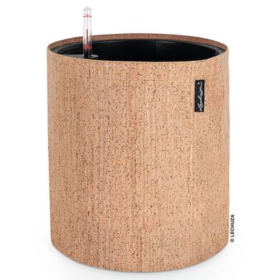 LECHUZA® Pflanzgefäße Trendcover Kork 32 Light Natural hellbraun All-in-One KartonEAN