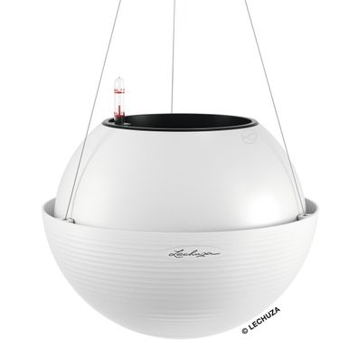 LECHUZA® Pflanzenampeln BOLA Color 32 Weiß All-in-One