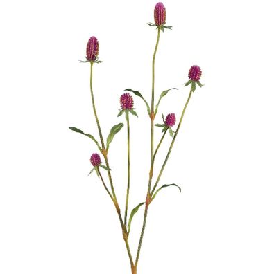 GASPER Kugelamarant - Gomphrena Lila 75 cm - Kunstblumen