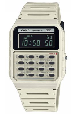 Casio Digitaluhr mit Taschenrechner Vintage Edgy Beige CA-53WB-8BEF