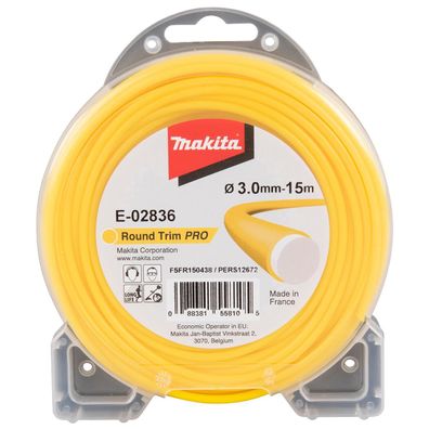 Makita® Zubehör Mähfaden Round TrimPRO Ø 3 mm -15 m E-02836